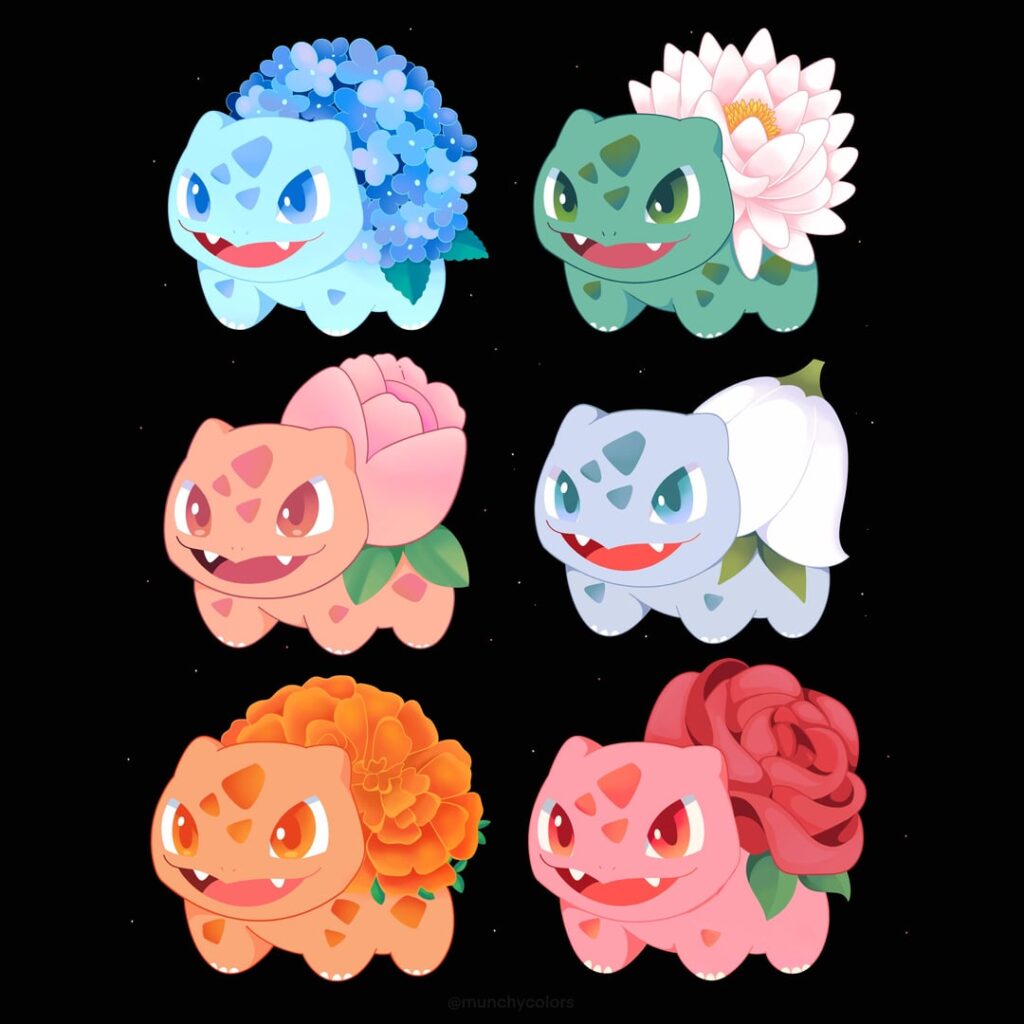 Bulbasaur Floral Designs 🌺