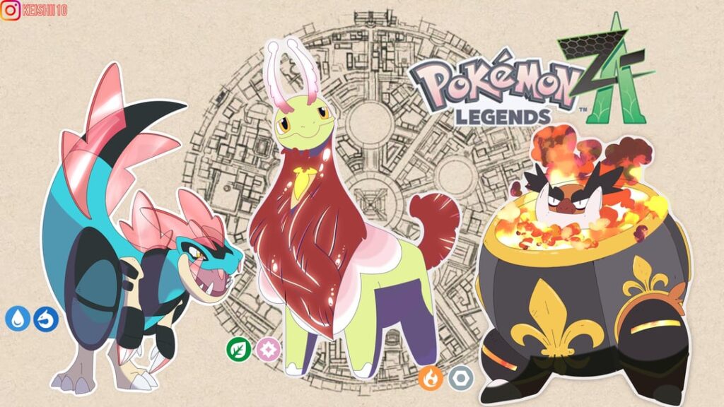 Finally done with all three! Swipe to read more. Would love to hear which you would choose as your starter if these were the Megas. What Pokemon do you hope receives a Mega in ZA?