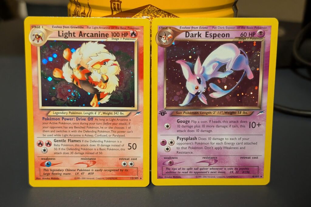 Light and Dark - These are the cards that I keep forever.