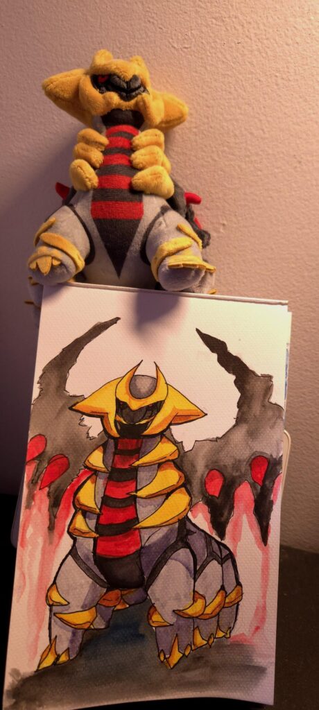 I made another watercolor painting for fun. Hope you like my wormy boy. (Oc)