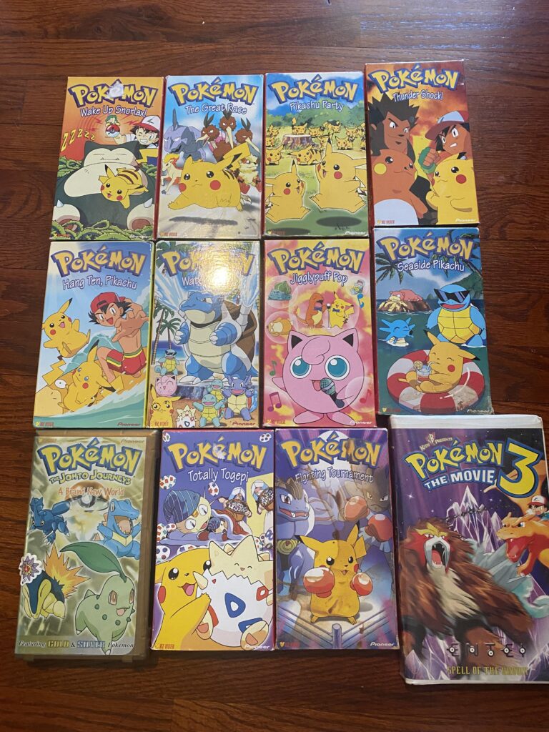 My Pokemon VHS collection from my childhood. Read below 😊