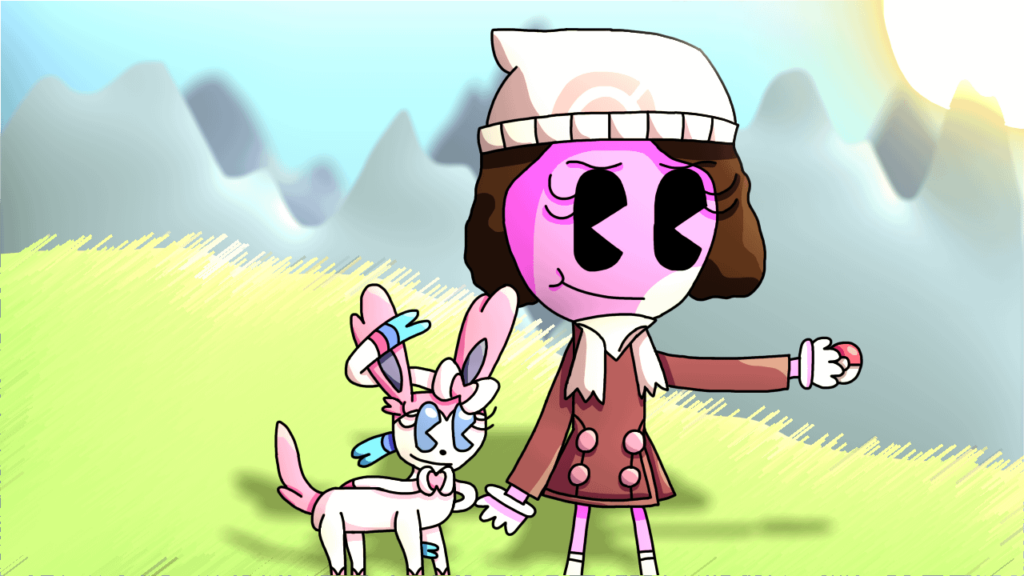 Me in the Pokémon world!!! I know I missed Pokémon day but shhhh