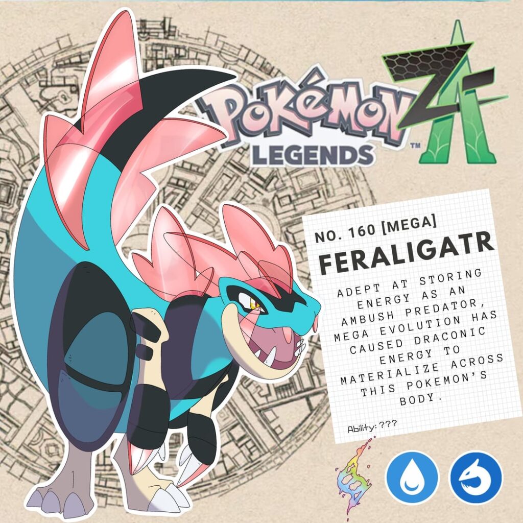 I've got 2/3 completed. Help with Feraligatr's ability???
