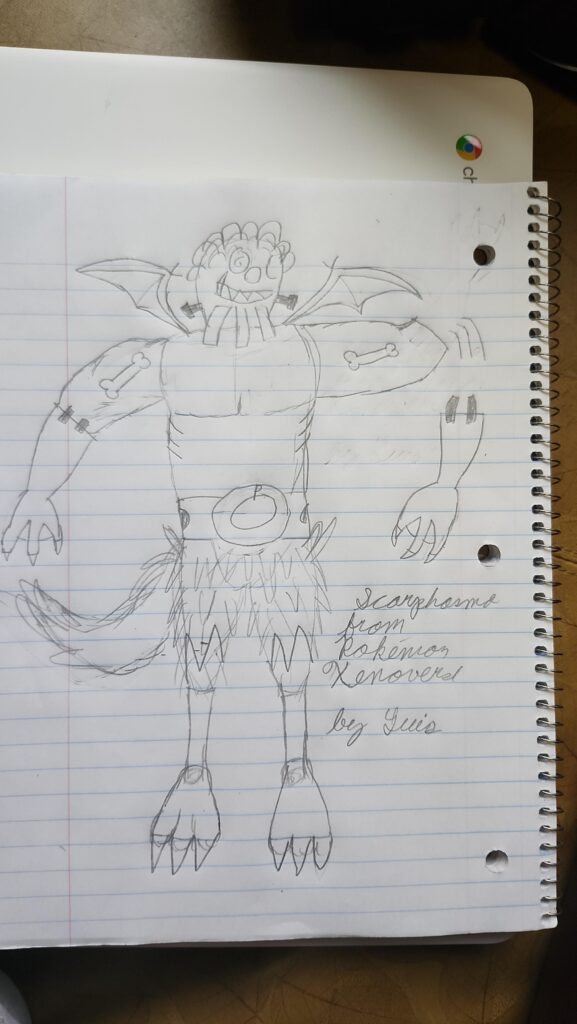 Scarphasmo from Pokémon Xenoverse