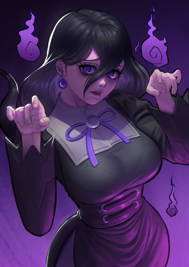 Hex Maniac fanart i finished last night, hope you like it!