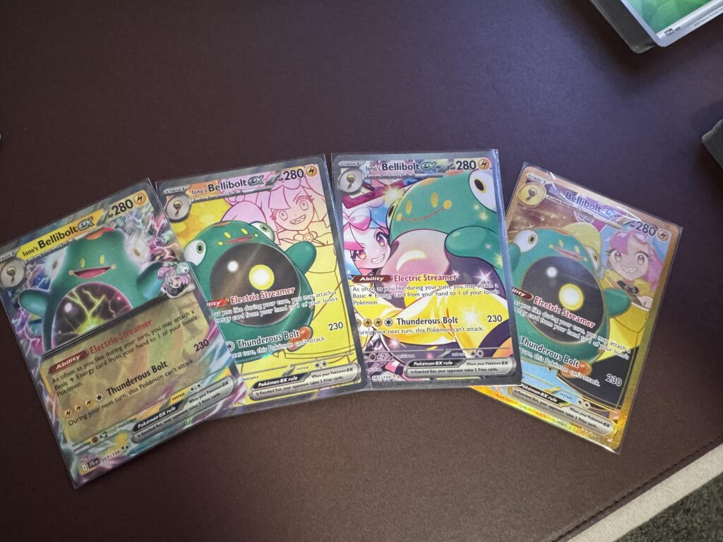 Booster box blessed me with the “Bellibolt Special”