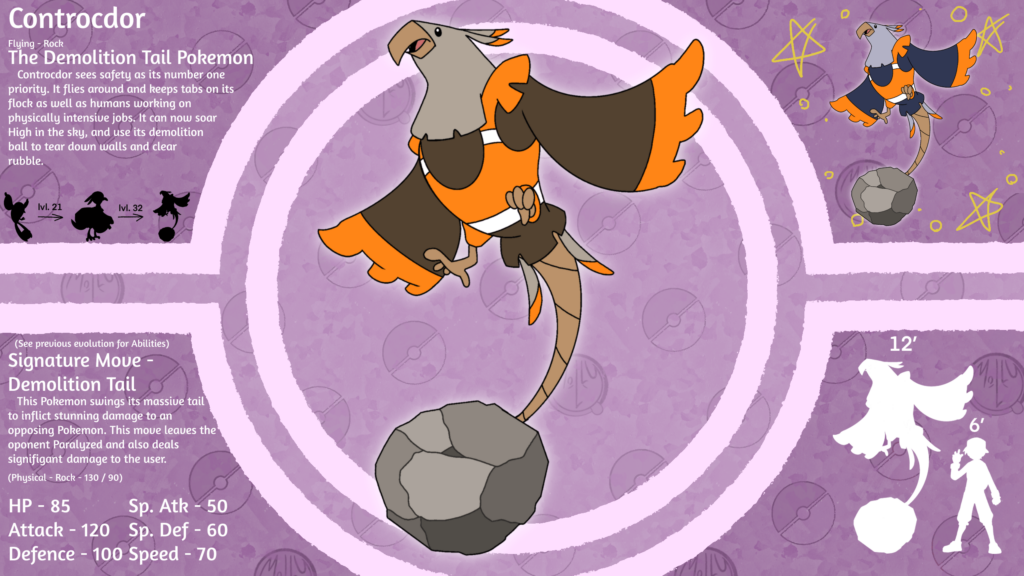 Controcdor - The Demolition Tail Pokémon