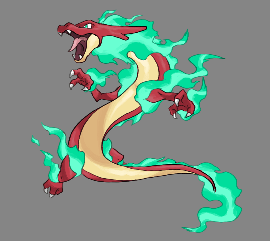 Z-Shaped Mega Charizard Z I made in 30 minutes out of boredom