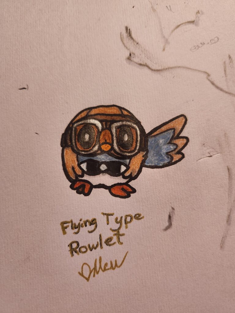 Flying type Rowlet pt 2