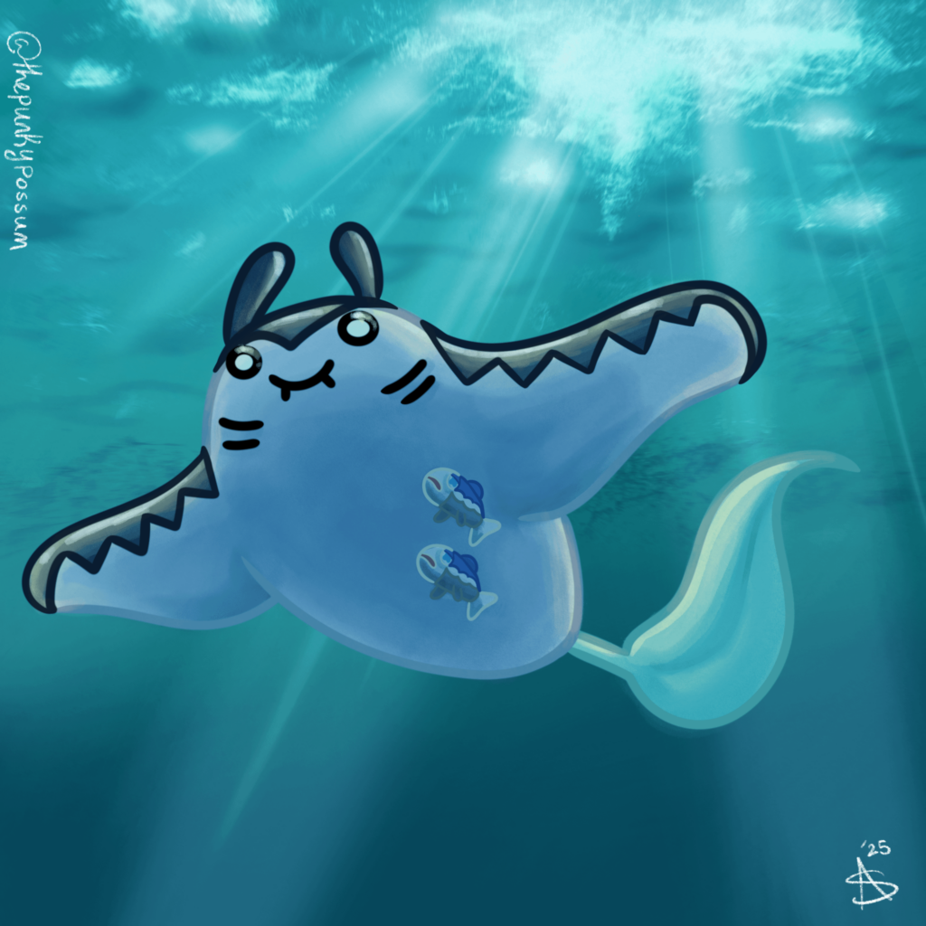 Drawing a randomly generated pokemon 2: Mantine