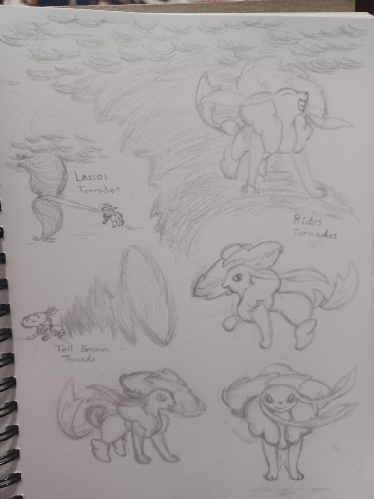 WIP for a flying Eeveelution. Any adjustments?