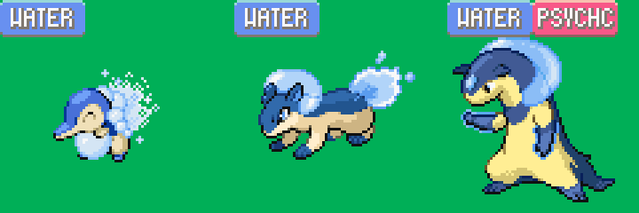 Type Swapped Cyndaquil Line