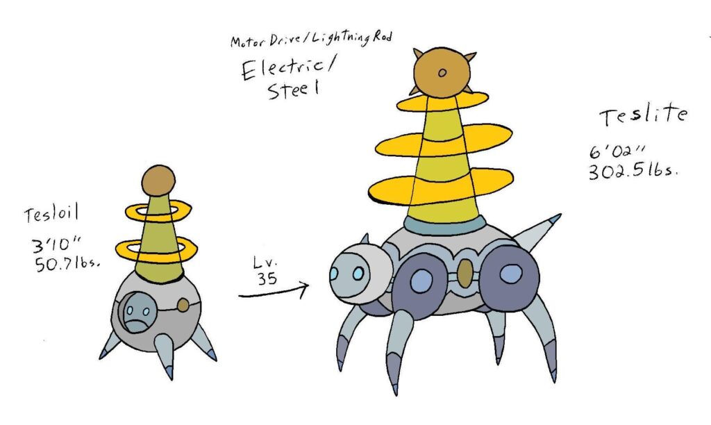 Tesla Coil Robot Fakemon