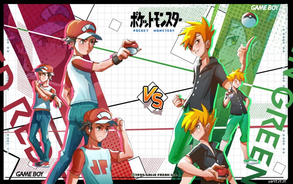 I did a Red vs Green fanart!