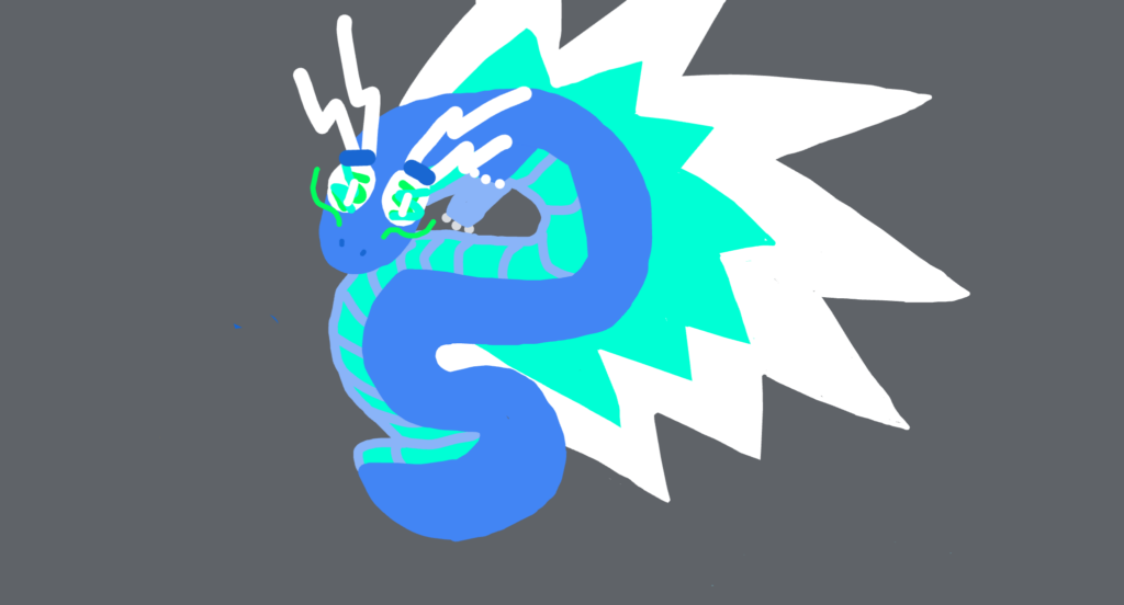 I made a fakemon I think 2-3 years ago they are electric dragon and their name is Eleco.