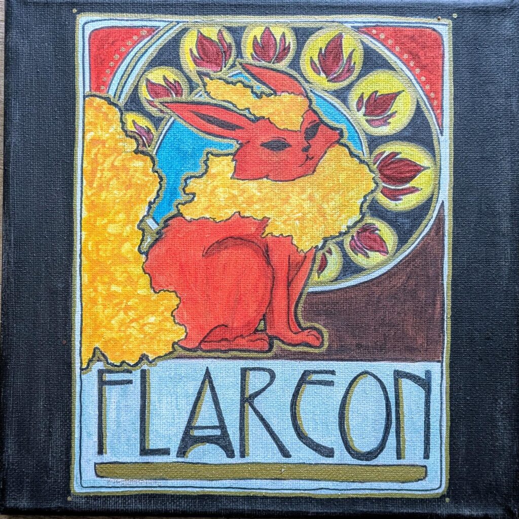 [OC] Art Nouveau Flareaon