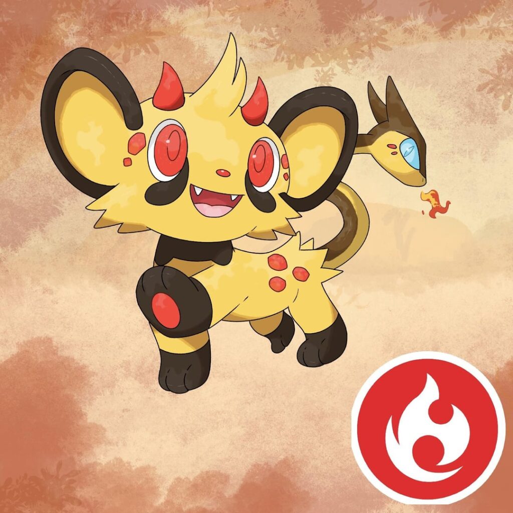 Meet a new mysterious regional variant that resides in the Austren region! Austrenian Shinx, Austrenian Luxio, and Chimeray. Evolutions at level 15 and 30. It’s currently a mystery if the snake tail is a sentient appendage or another Pokémon entirely. Would you add them to your team?