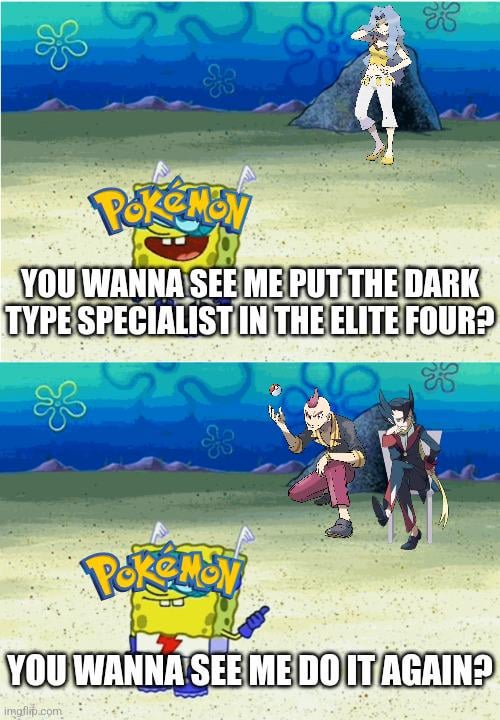 What's the reason for why it took so long for there to be a Dark type Gym Leader in Pokemon?