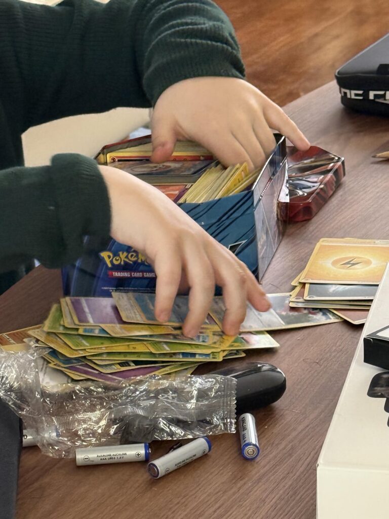 My son has acquired a good amount of Pokémon Cards at Christmastime. I have a question.