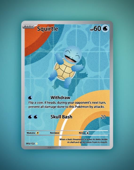 Can’t afford the IR Squirtle so I just made my own shell boy