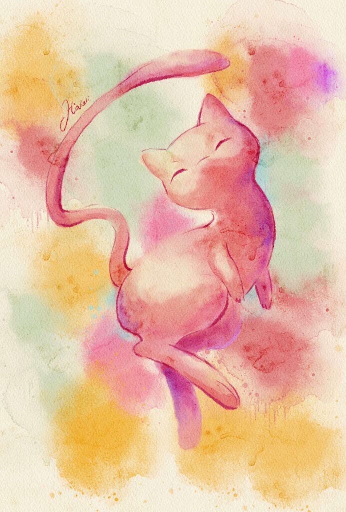 Trying to paint with watercolors digitally🎨 [OC].