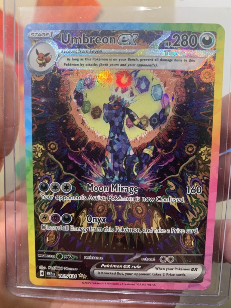 I was finally able to find some Prismatic Evolutions and pulled this bad boy