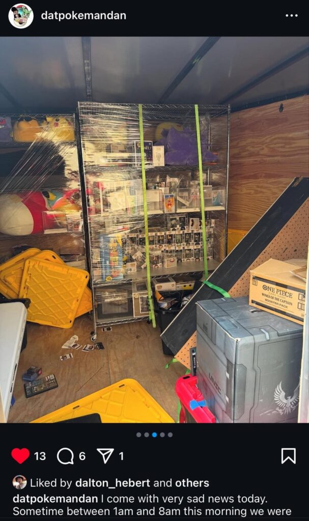 Thieves stole thousands in pokemon cards from shop in north carolina
