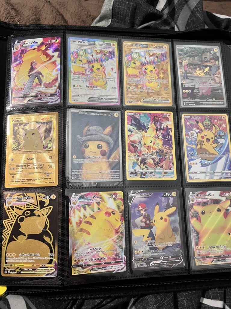 MY PIKACHU BINDER COLLECTION SO FAR…