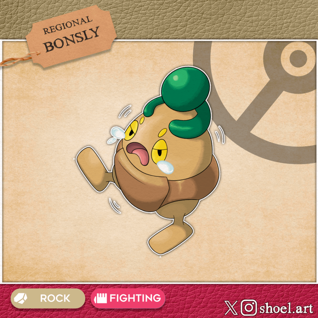Fakemon Regional Form! Bonsly !