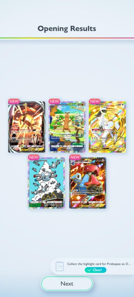 Day 1 Arceus God Pack 🥵🥵🥵