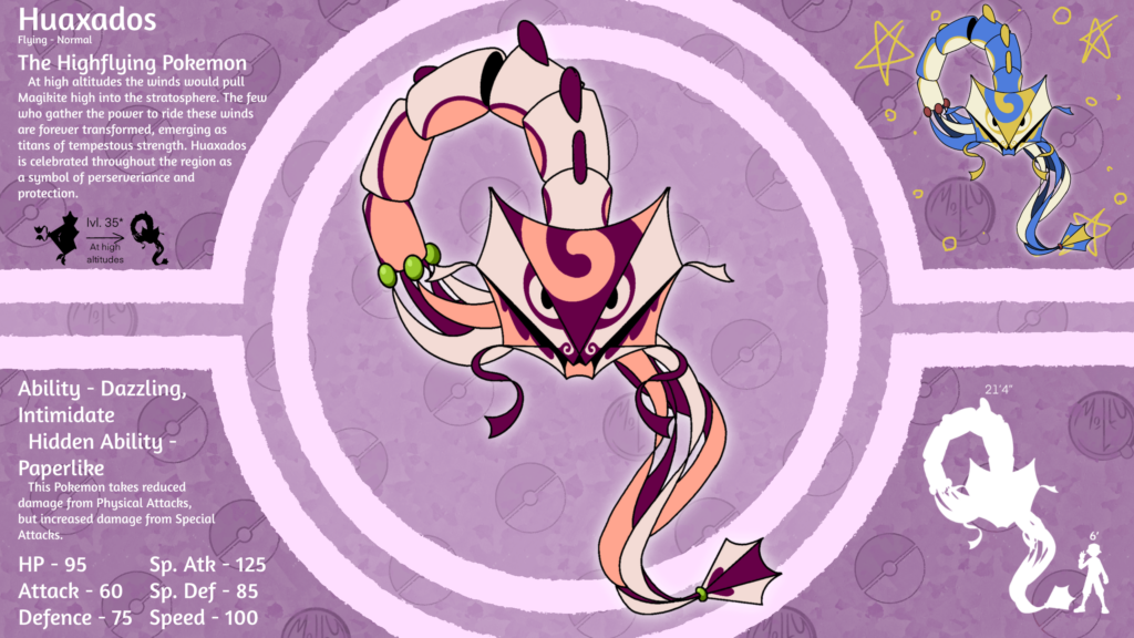 Huaxados, the High-flying Pokémon