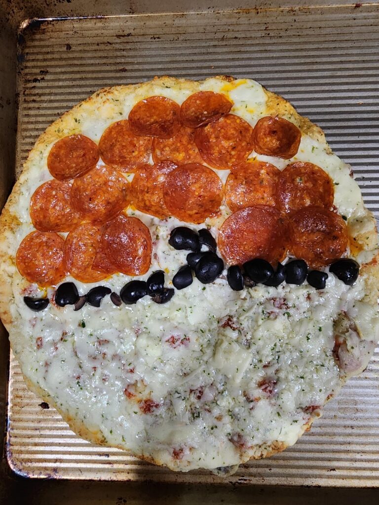 I made pokeball pizza and pikachu cake for pokemon day!