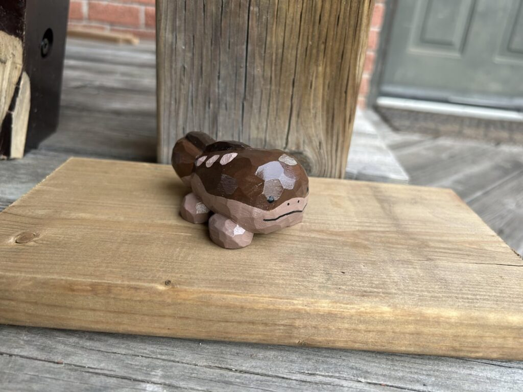 I carved Clodsire out of wood