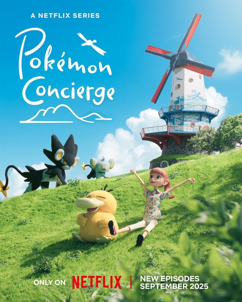 Official Season 2 poster for 'Pokémon Concierge'; Premieres in September 2025