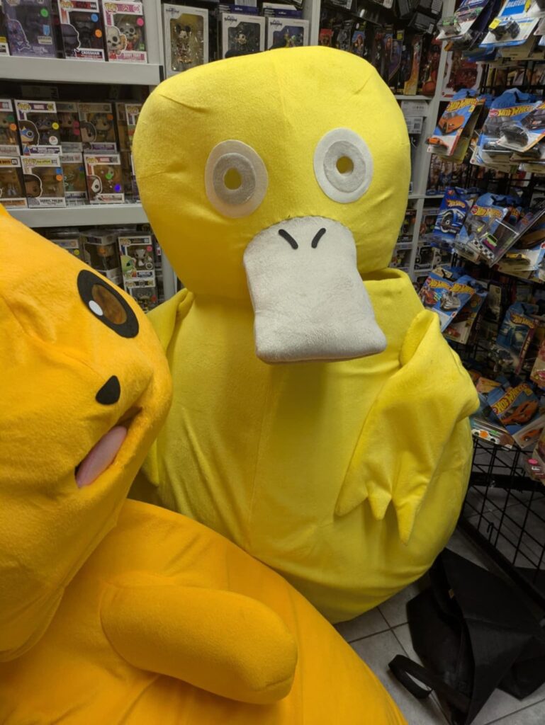 Weird I think 1990s mascot costumes