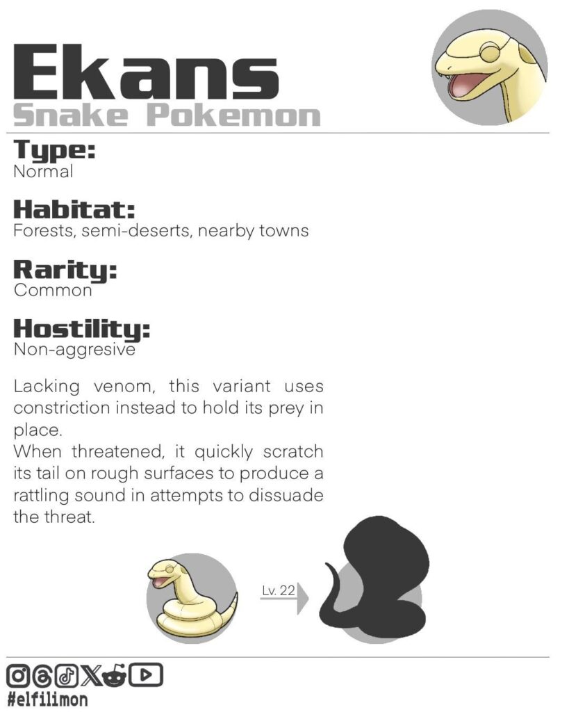Thanks for all that helped me last time, this is my Final Normal-type Ekans for now :D