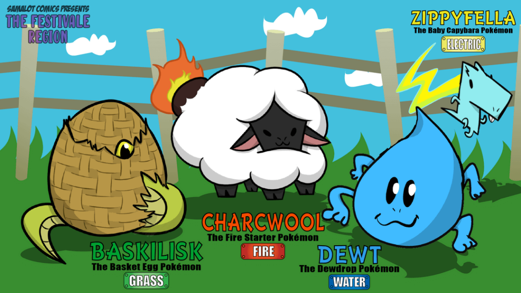 Which starter will you choose?