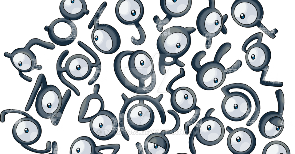 I can't believe I just realised unown are based on biblically accurate angels