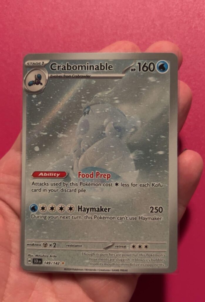 JUST PULLED A PSA 10 CRABOMINABLE