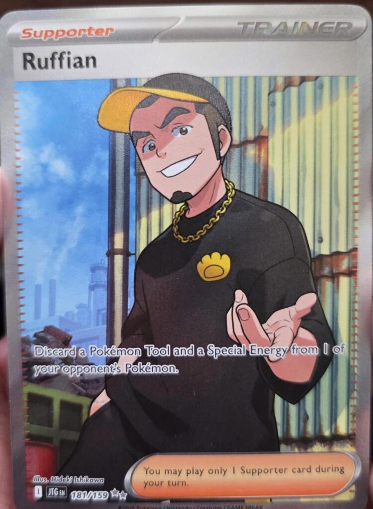 They made the scalper guy card