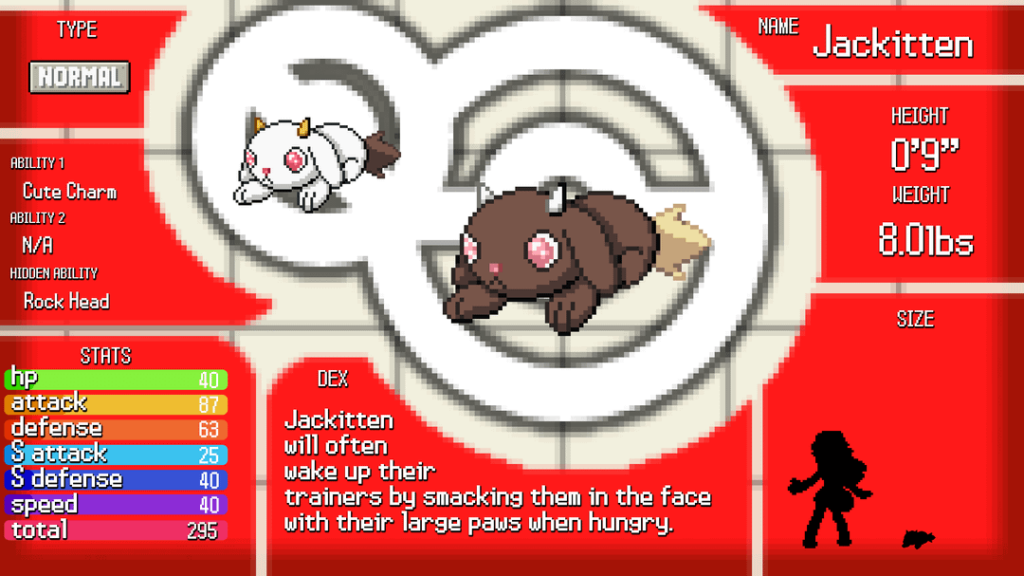 Jackitten and Jakatak - a fakemon line based on the Jackalope
