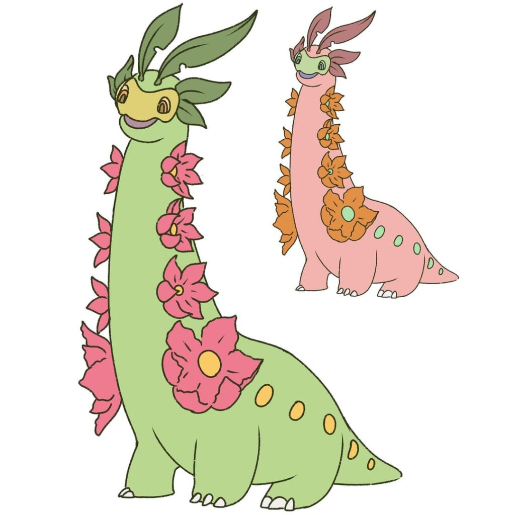 Primal meganium and ferraligator