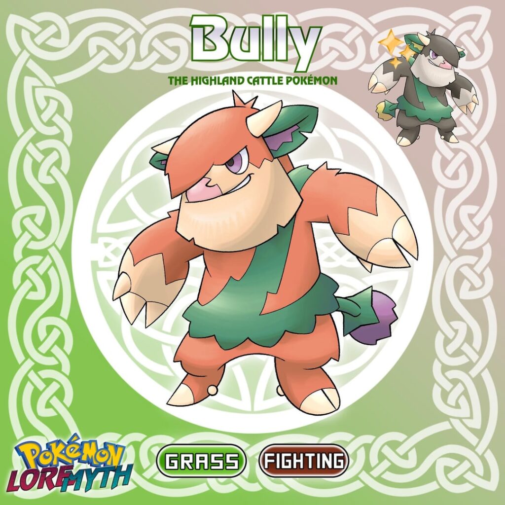 Your Bullad appears to be evolving! Bully: grass starter second stage