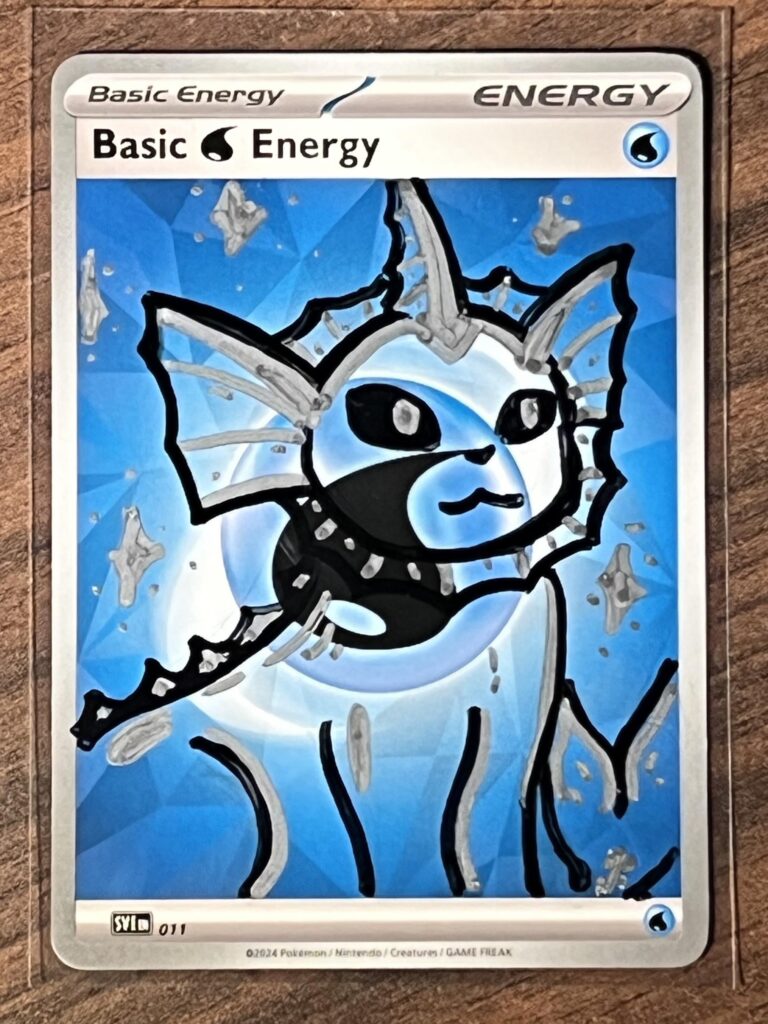 Made this vaporeon energy card art! What Pokemon should i draw next?