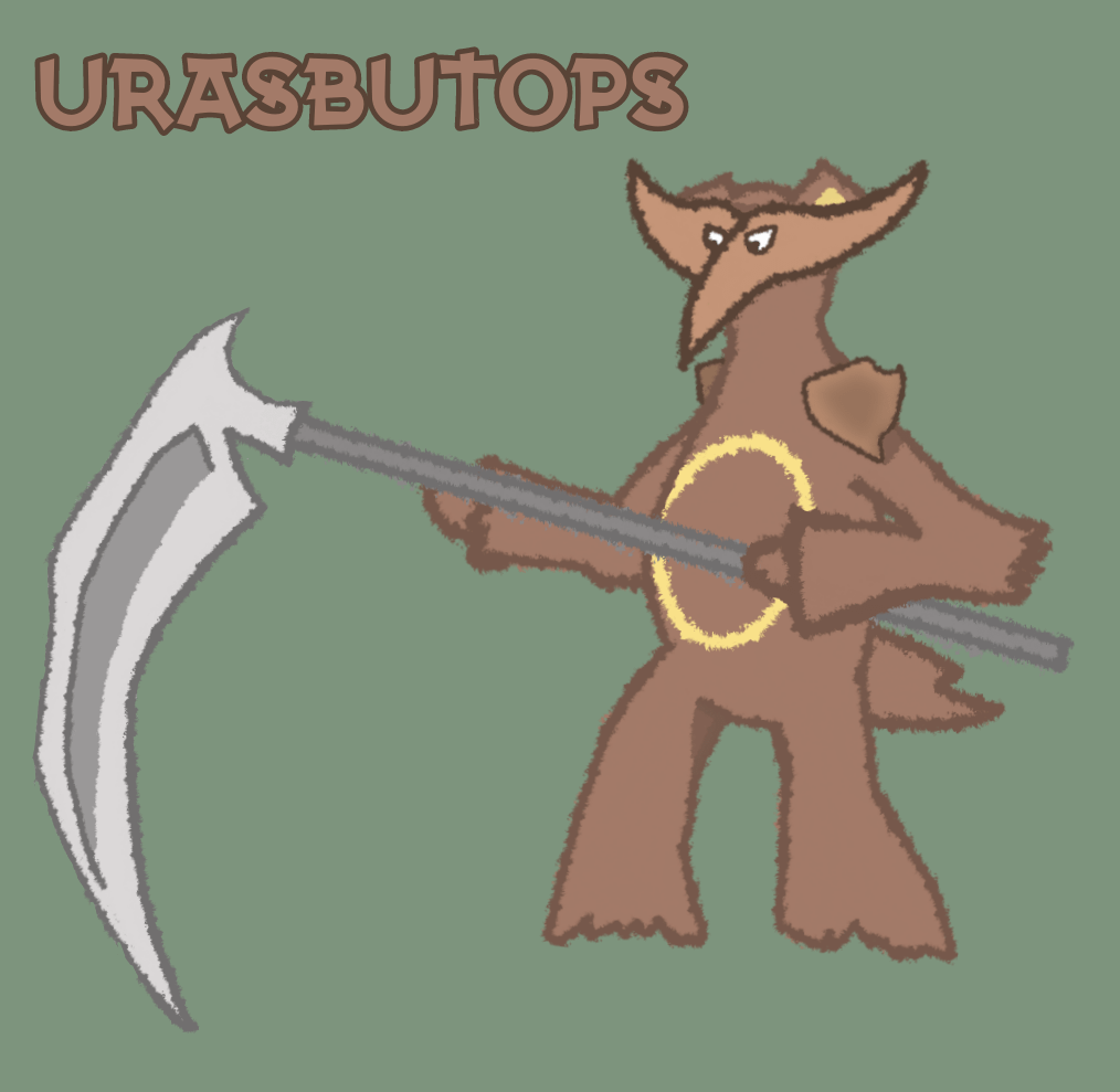 Ursabutops, normal/rock pokemon