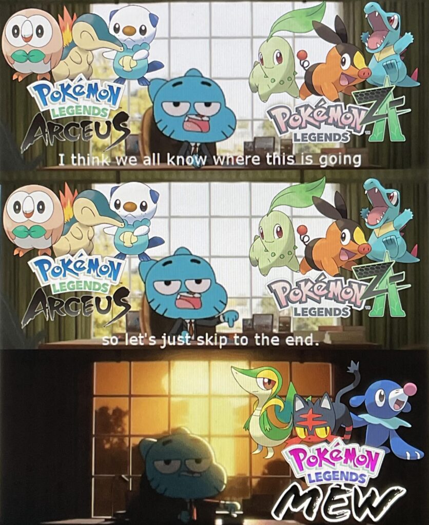 (OC) I don’t think it will be that difficult to predict the starters of the third legends game.🌱🔥💧