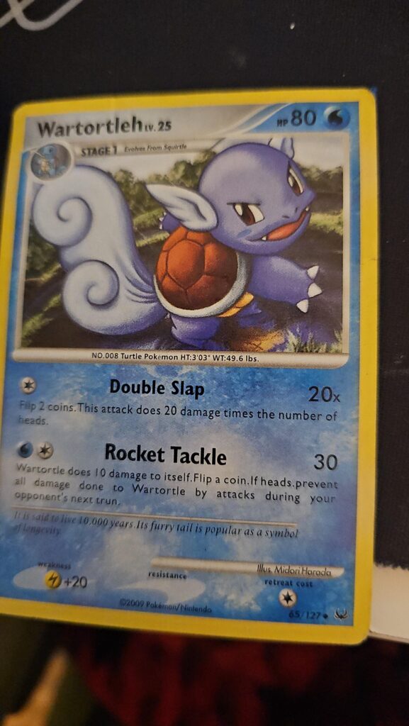 Wartortle Card