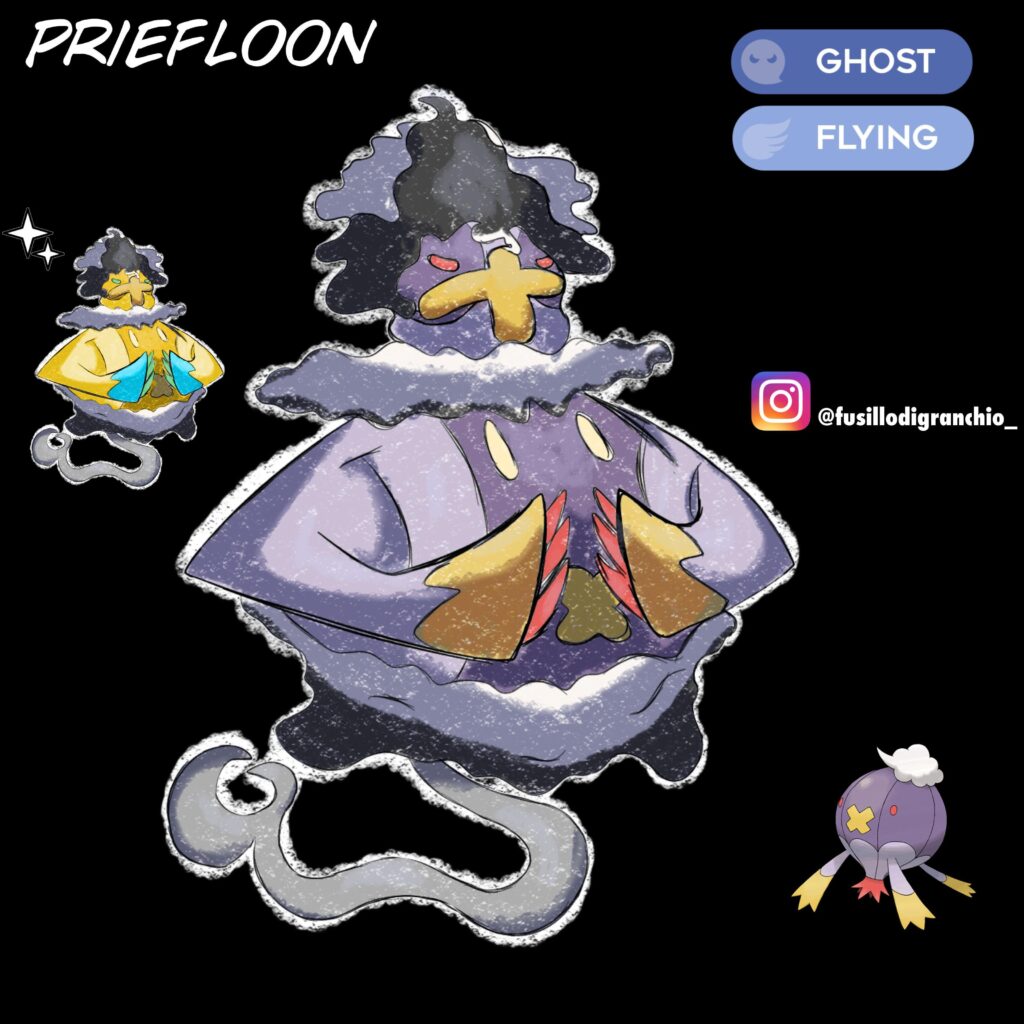Cross-Evolution of Drifblim based on a priest