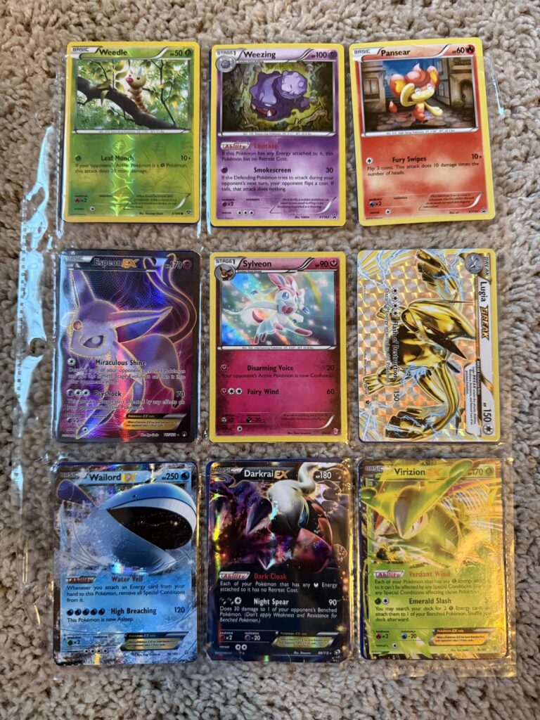 Found my old Pokémon collection are any of these holos rare?