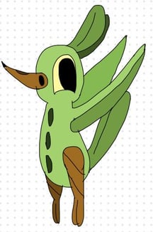 Starter evolutions! Hummingwood(Grass/Flying), Ramind(Fire/Psychic)and Meowqua(Water/Fairy)